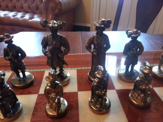 Chess Set donated to Belle Grove Plantation Bed and Breakfast / James Madison Library in King George. Virginia