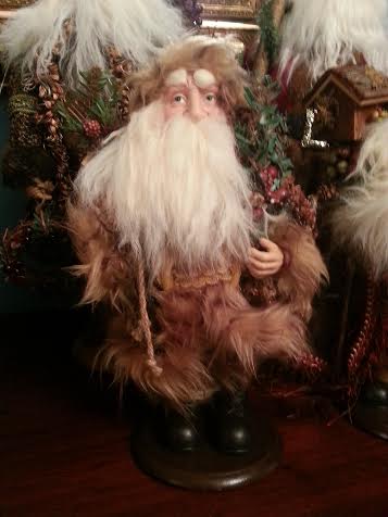 Santa elf fur coat